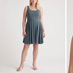 Quince Tencel Jersey fit and flare dress